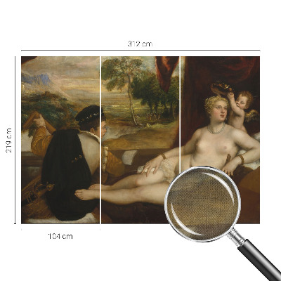 Selbstklebende Fototapete fürs Schlafzimmer Entspannende Szene