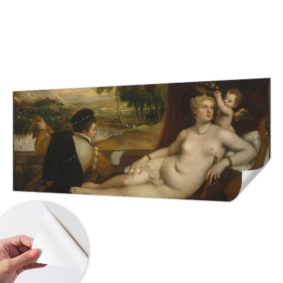 Selbstklebende Fototapete fürs Schlafzimmer mit einer entspannenden Szene