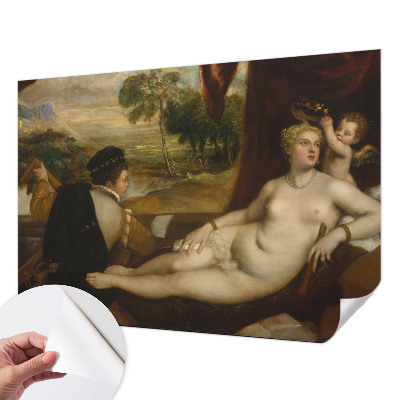 Selbstklebende Fototapete fürs Schlafzimmer mit einer entspannenden Szene