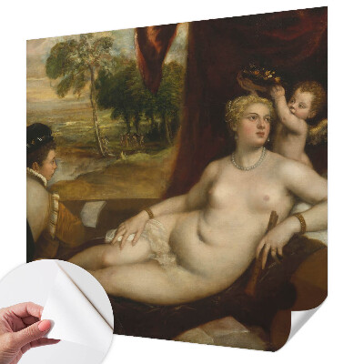 Selbstklebende Fototapete fürs Schlafzimmer Entspannende Szene