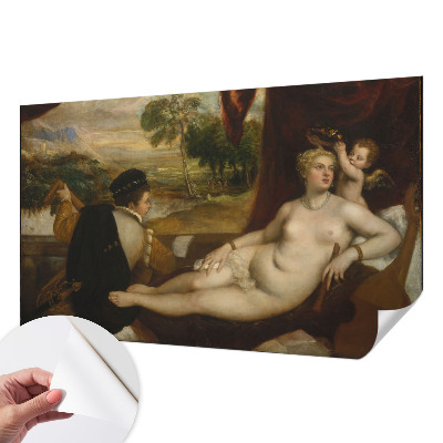 Selbstklebende Fototapete fürs Schlafzimmer mit einer entspannenden Szene