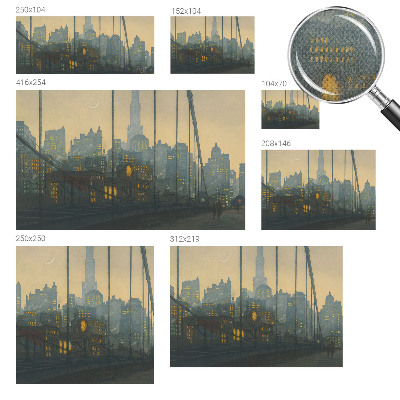 Fototapete nach Maß Abendpanorama