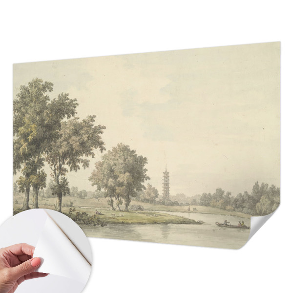 Moderne Fototapete nach Maß Ein ruhiger Park