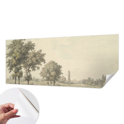 Moderne Fototapete nach Maß Ein ruhiger Park