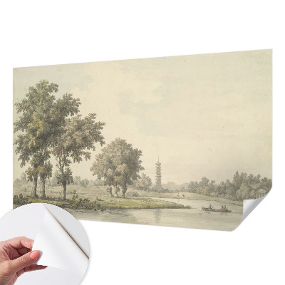 Moderne Fototapete nach Maß Ein ruhiger Park