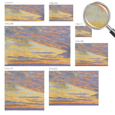 94D-Fototapete mit einem pastellfarbenen Himmel