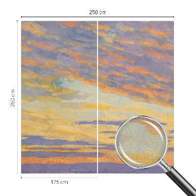 94D-Fototapete mit einem pastellfarbenen Himmel
