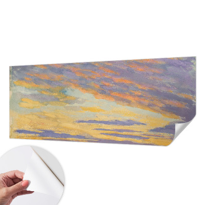 94D-Fototapete mit einem pastellfarbenen Himmel