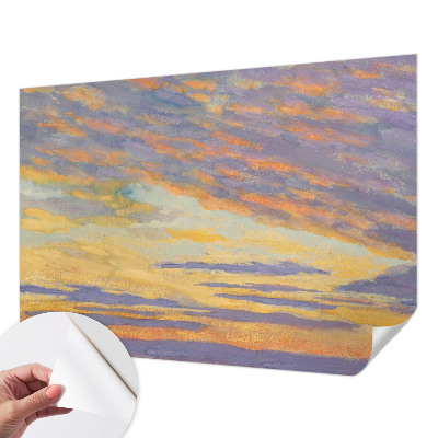 94D-Fototapete mit einem pastellfarbenen Himmel