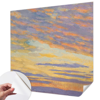 94D-Fototapete mit einem pastellfarbenen Himmel