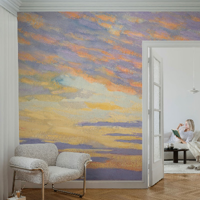 94D-Fototapete mit einem pastellfarbenen Himmel