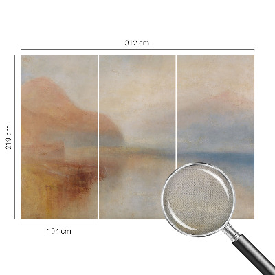 Fototapete in 3D-Optik mit Motiv „Ätherische Landschaft“