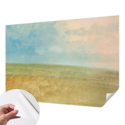 Hochwertige Bildtapete Pastellfelder