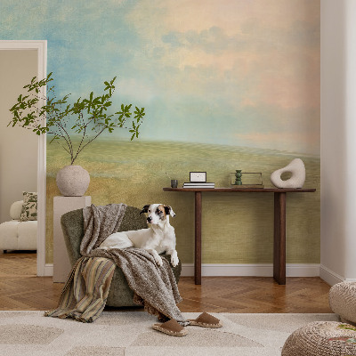 Hochwertige Bildtapete Pastellfelder