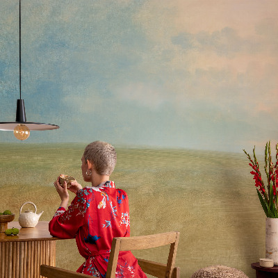 Hochwertige Bildtapete Pastellfelder