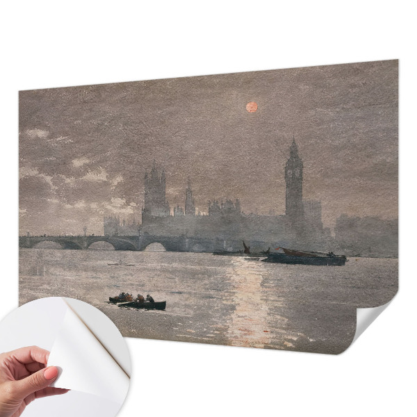 Selbstklebende Fototapete für die Wand mit Nachtpanorama