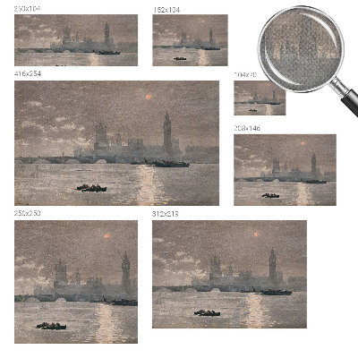 Selbstklebende Fototapete für die Wand Nachtpanorama