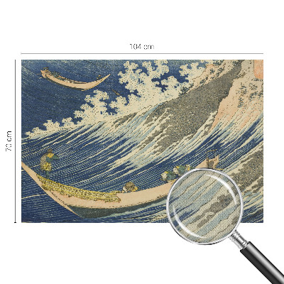 Fototapete in 3D-Optik mit Motiv Meereswellen