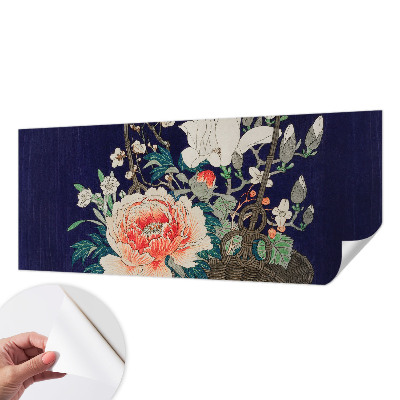 95D-Fototapete fürs Wohnzimmer Blumenkorb