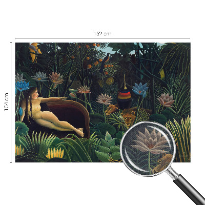 95D-Fototapete fürs Schlafzimmer mit exotischem Dschungelmotiv
