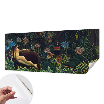 95D-Fototapete fürs Schlafzimmer mit exotischem Dschungelmotiv