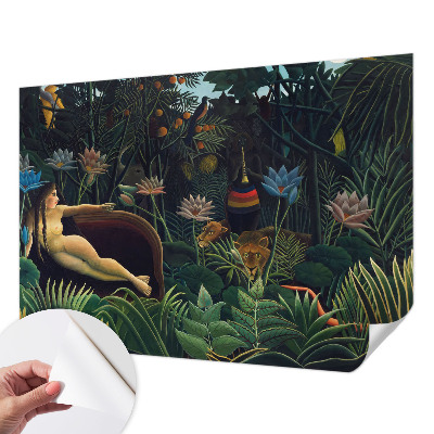 95D-Fototapete fürs Schlafzimmer mit exotischem Dschungelmotiv