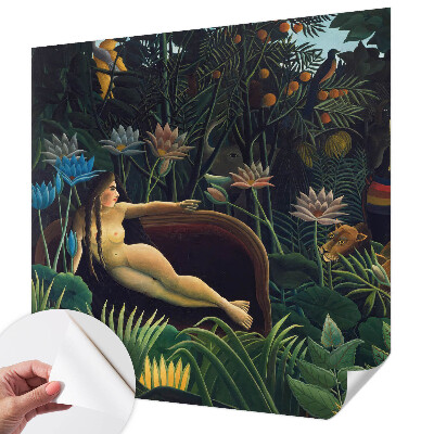 95D-Fototapete fürs Schlafzimmer mit exotischem Dschungelmotiv