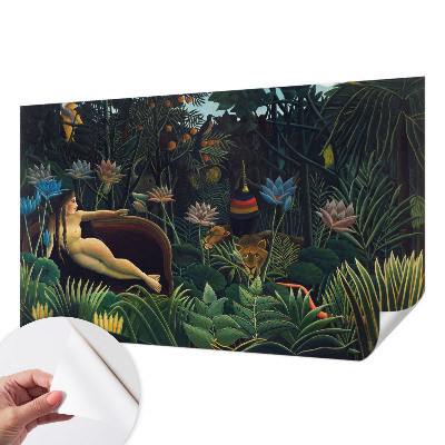 95D-Fototapete fürs Schlafzimmer mit exotischem Dschungelmotiv