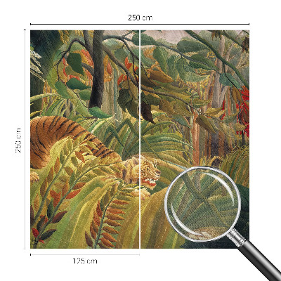 Moderne Fototapete nach Maß mit einem exotischen Tiger als Motiv