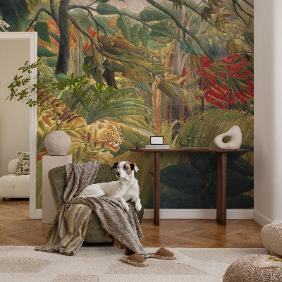 Moderne Fototapete nach Maß mit einem exotischen Tiger als Motiv