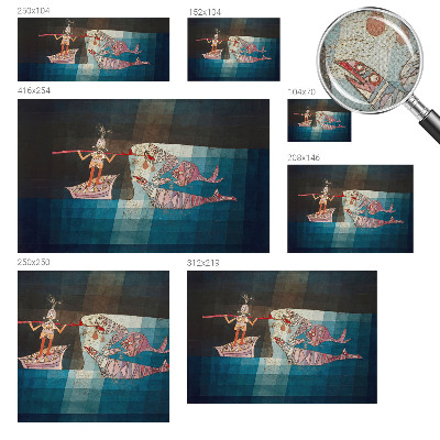 Motivtapete fürs Wohnzimmer Fischerjäger