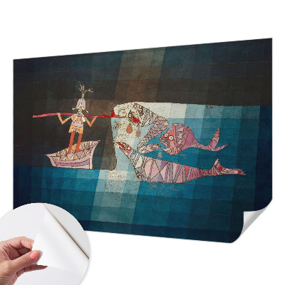 Motivtapete fürs Wohnzimmer Fischerjäger