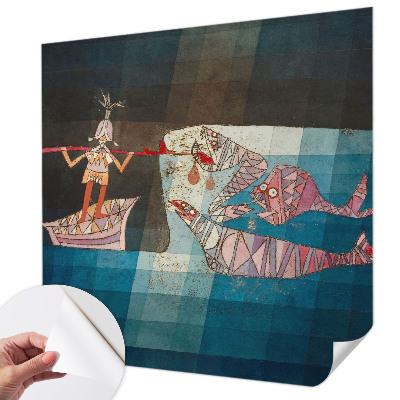 Motivtapete fürs Wohnzimmer Fischerjäger