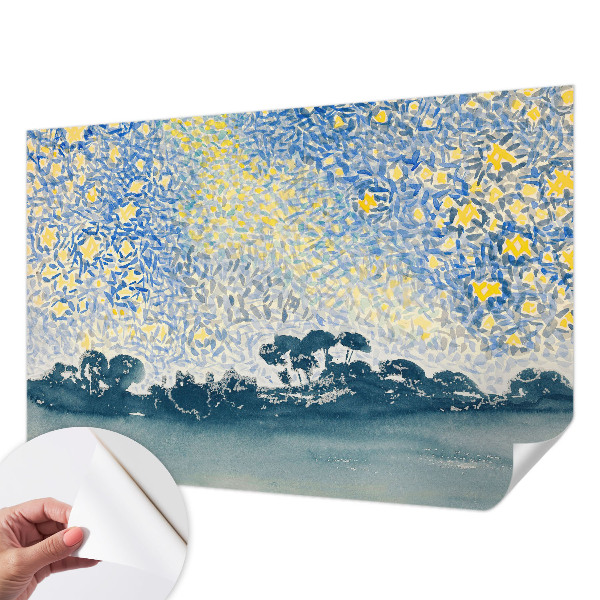 Vintage tapete Sternabstraktion