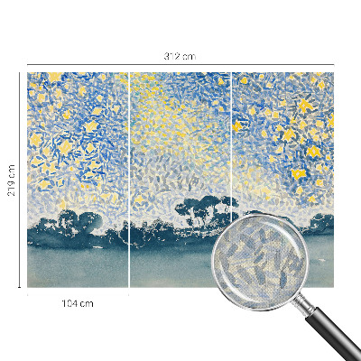 Vintage tapete Sternabstraktion