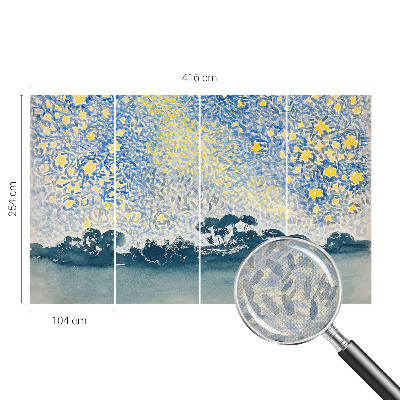 Vintage tapete Sternabstraktion