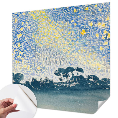 Vintage tapete Sternabstraktion