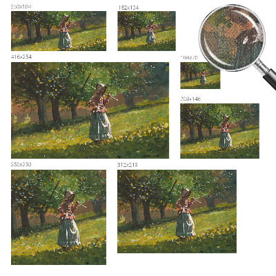 Selbstklebende Fototapete für die Wand Herbstnachmittag