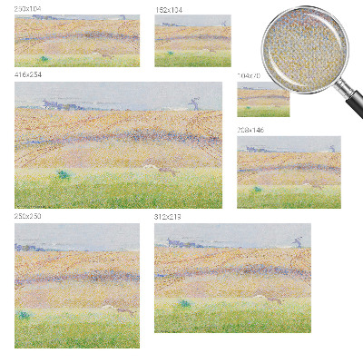 96D-Fototapete fürs Wohnzimmer Sommerfeld