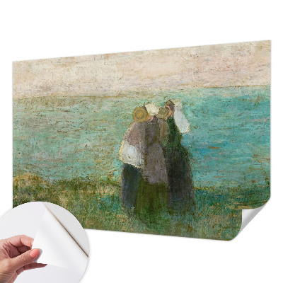 96D-Fototapete fürs Schlafzimmer mit Motiv „Spiegelung am Meer“