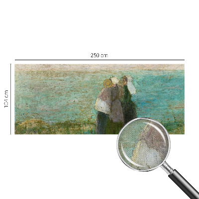 96D-Fototapete fürs Schlafzimmer mit Motiv „Spiegelung am Meer“