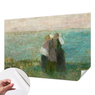 96D-Fototapete fürs Schlafzimmer mit Motiv „Spiegelung am Meer“