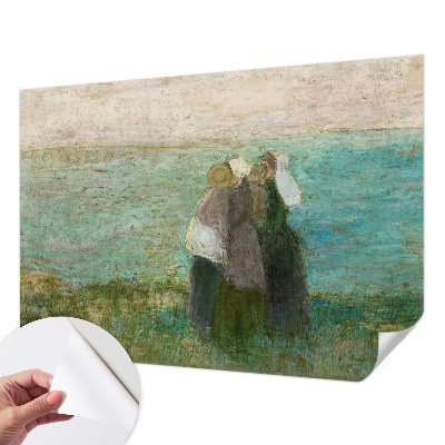 96D-Fototapete fürs Schlafzimmer mit Motiv „Spiegelung am Meer“
