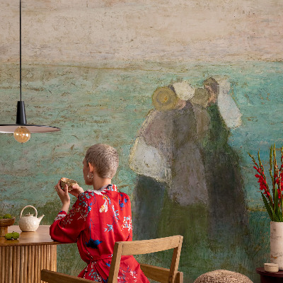 96D-Fototapete fürs Schlafzimmer Spiegelung am Meer