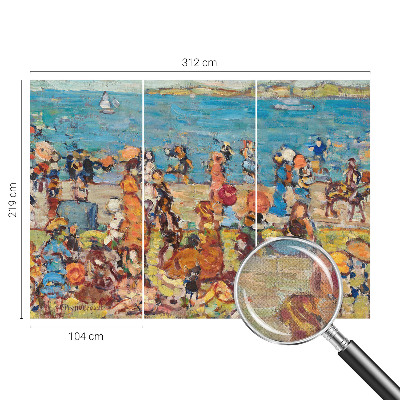 Moderne Fototapete nach Maß mit einer Strandszene
