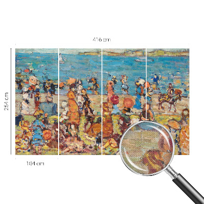 Moderne Fototapete nach Maß Strandszene