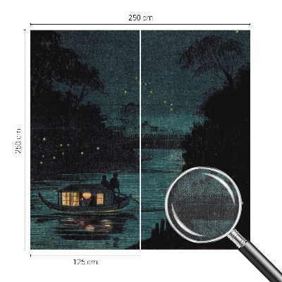 Motivtapete nach Maß Abendlichter