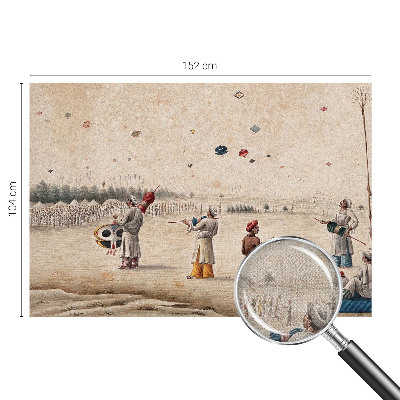 Motivtapete fürs Wohnzimmer Steigende Drachen