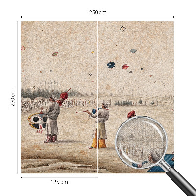 Motivtapete fürs Wohnzimmer Steigende Drachen