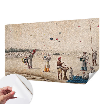 Motivtapete fürs Wohnzimmer Steigende Drachen